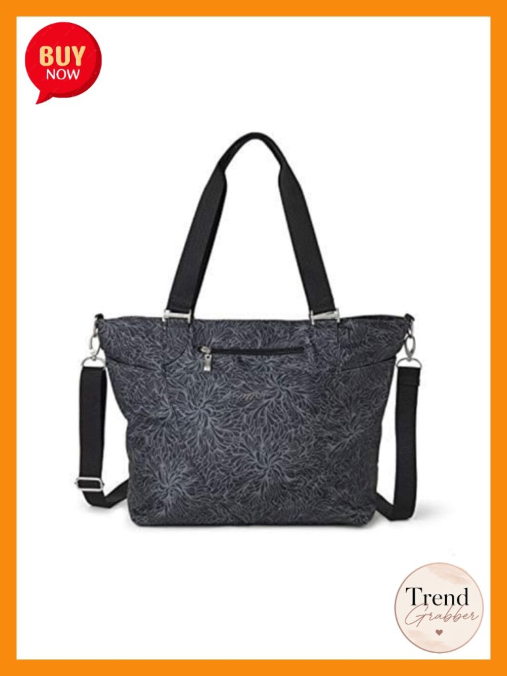 Women's Water Resistant Laptop Tote - Crossbody Strap, Machine Washable